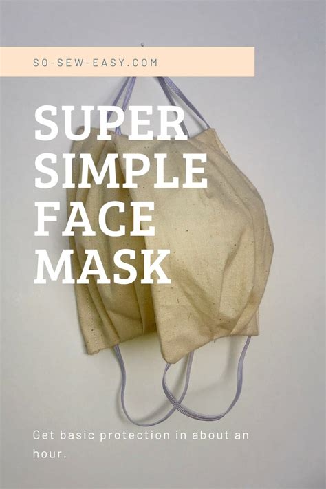 Image result for Simple Face Mask Sewing
