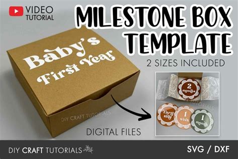 Cricut Milestone Box Template ਲਈ ਪ੍ਰਤੀਬਿੰਬ ਨਤੀਜਾ