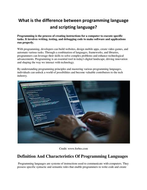 Toradh íomhá ar Dofference Between Script and Programming Language