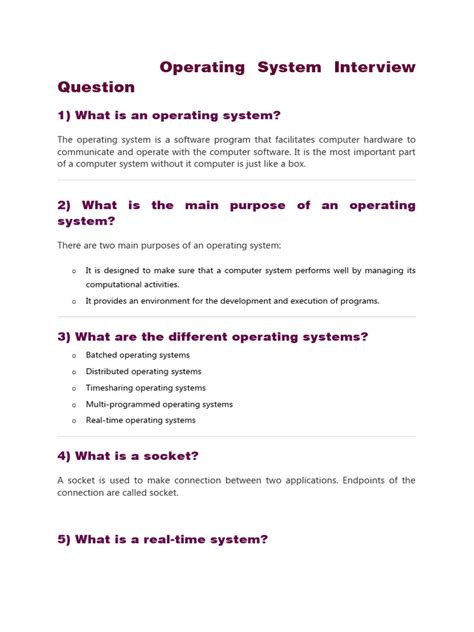 Image result for System of Operations Questions