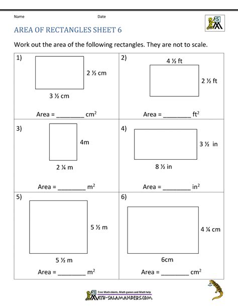 Image result for Cubic Rectangle Worksheet