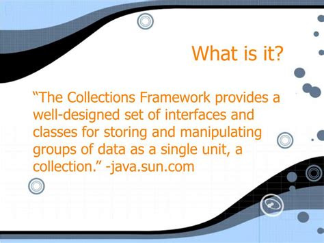 Image result for Java Collections Framework PowerPoint Slide