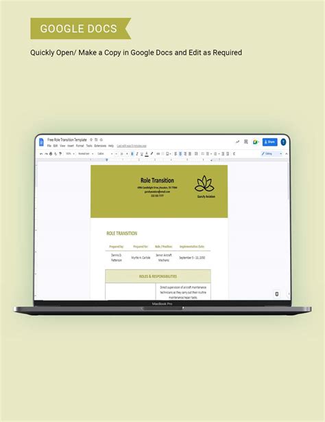 Image result for Role Transition Examples