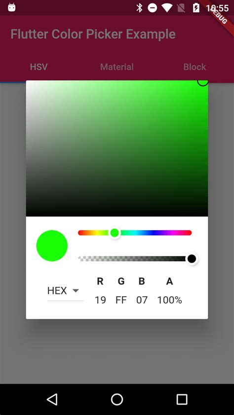 Image result for Color Picker Widget Android Studio Flutter