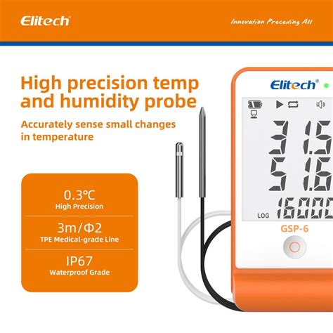 Image result for Elitech Temperature and Humidity Data Logger