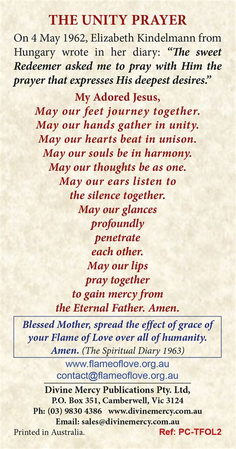 Image result for Unity Prayer