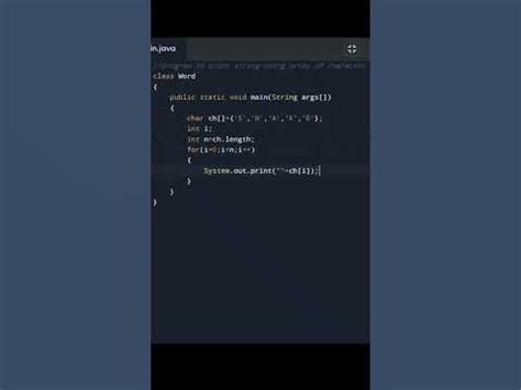Toradh íomhá ar Java Coding for Beginners Array