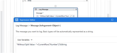Image result for Log Message in UiPath Example