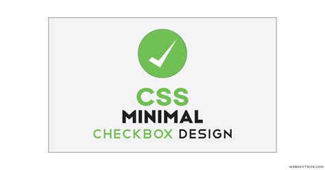 Toradh íomhá ar Type Checkbox in CSS