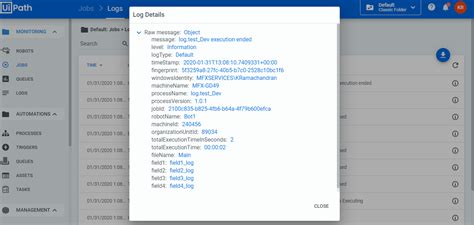 Image result for Log Message in UiPath Example