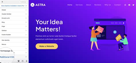 Toradh íomhá ar WordPress Custom CSS UI