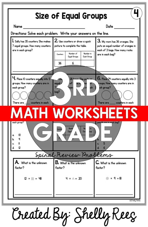 Image result for Fun Math Worksheet Printable 3rd Grade