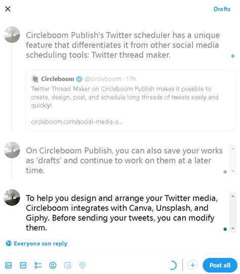 Twitter Thread Button に対する画像結果