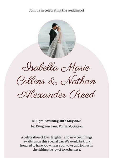 Toradh íomhá ar Blank Invitation Card Template