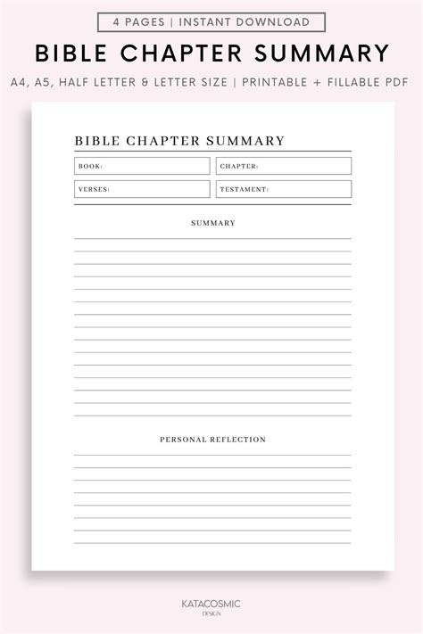 Bible Chapter Study Printable ਲਈ ਪ੍ਰਤੀਬਿੰਬ ਨਤੀਜਾ