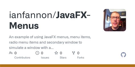 Menubar JavaFX に対する画像結果