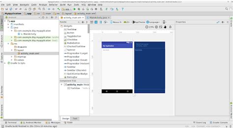 Toradh íomhá ar Android Studio Drag and Drop APK File