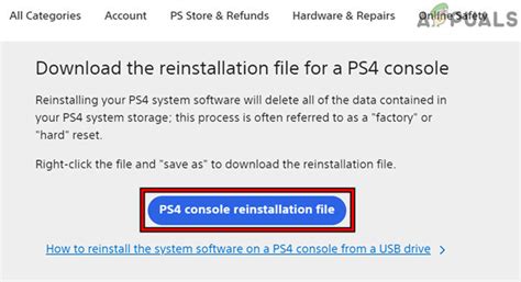 Download PS4 Reinstall File に対する画像結果