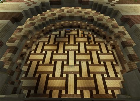 Toradh íomhá ar Minecraft Floor Flower Pattern