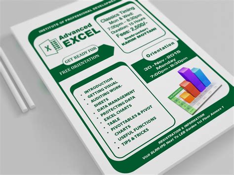 Afbeeldingsresultaten voor Advanced Excel Flyer Design