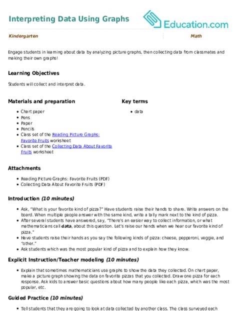 Image result for Graph Literacy Lesson Plans