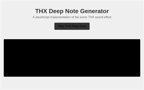Image result for Thx Deep Note