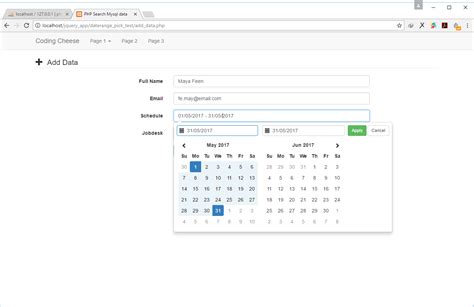 Image result for Date Range Picker JavaScript