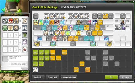 Toradh íomhá ar MapleStory Blaster Keyboard Layout