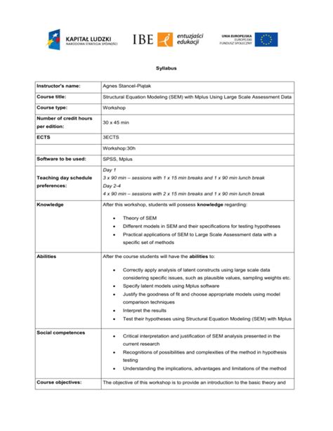 Image result for Course Description Examples Templates