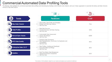 Data Profiling Slide に対する画像結果