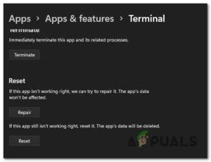 Image result for Error Log Terminal Windows 11