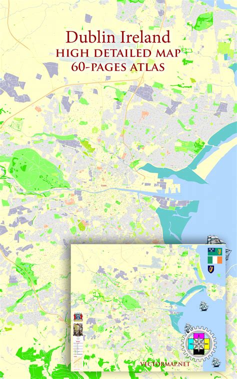Dublin Ireland Map に対する画像結果