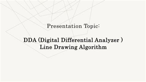 Image result for Digital Differential Analyzer Algorithm