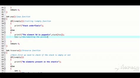 Stack Using Array in C Code に対する画像結果