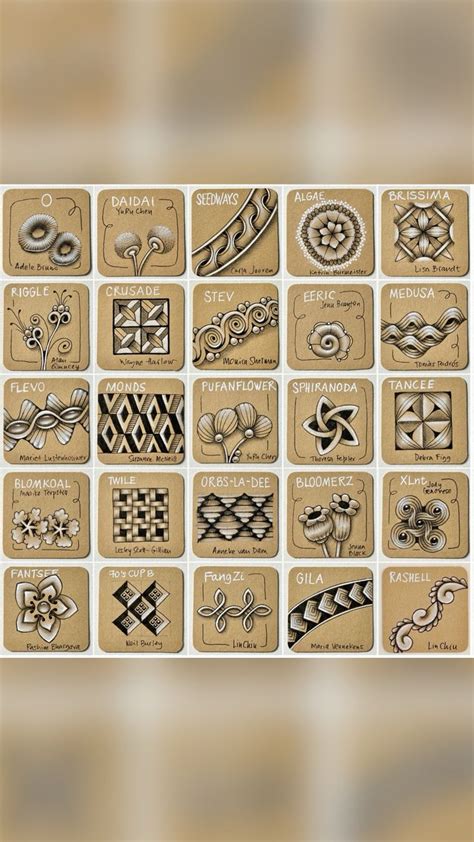 Image result for Advanced Zentangle Patterns