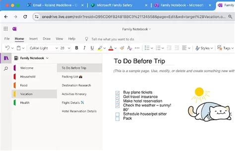 Image result for OneNote Family Notebook