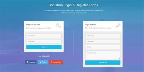 Bootstrap Entry Form Designs に対する画像結果