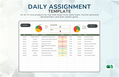 Image result for Assignment Tracker. Excel Template Free