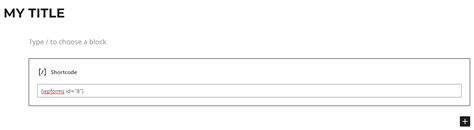 Image result for Display Form Using Shortcode in WordPress in GitHub