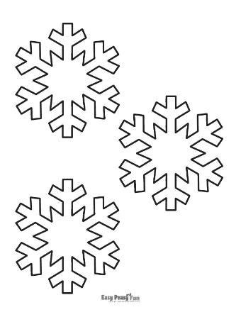 Image result for Small Snowflake Template
