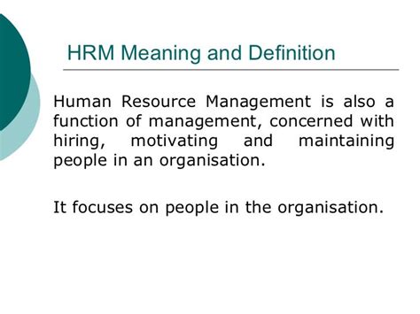 Image result for Human Resource Management Definition