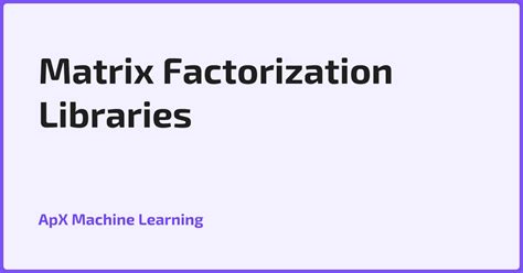 Image result for Matrix Factorization Logo