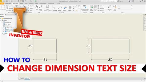 Image result for Auto Adjust the Dimension Size Inventor