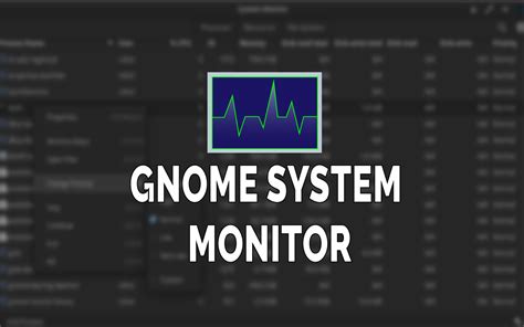 Image result for System Monitor Gnome Linux Menu Bottom Bar