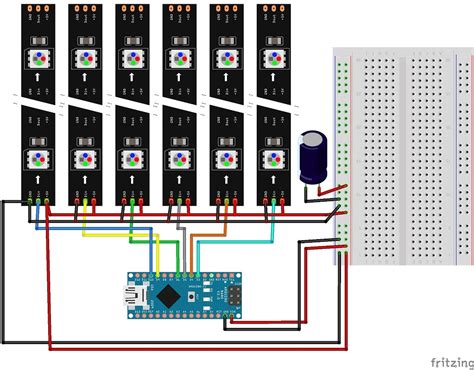 Image result for WS2812B Arduino Multiple Strips