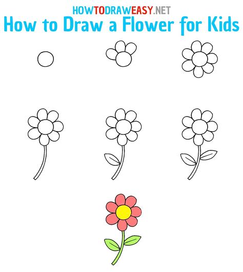 Image result for How to Draw an Eays Flower