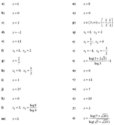 Toradh íomhá ar Solve Exponential Equations Worksheet