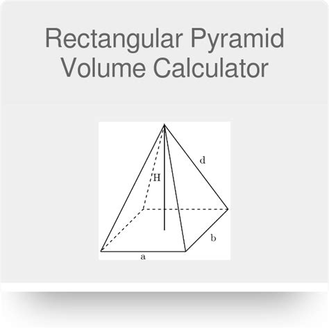 Image result for Volume of a Rectangular Pyramid