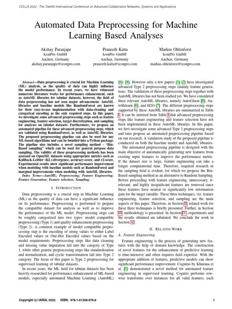 Data Preprocessing in Machine Learning Using Numerical Data に対する画像結果