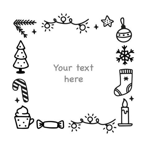Text Border Christmas に対する画像結果